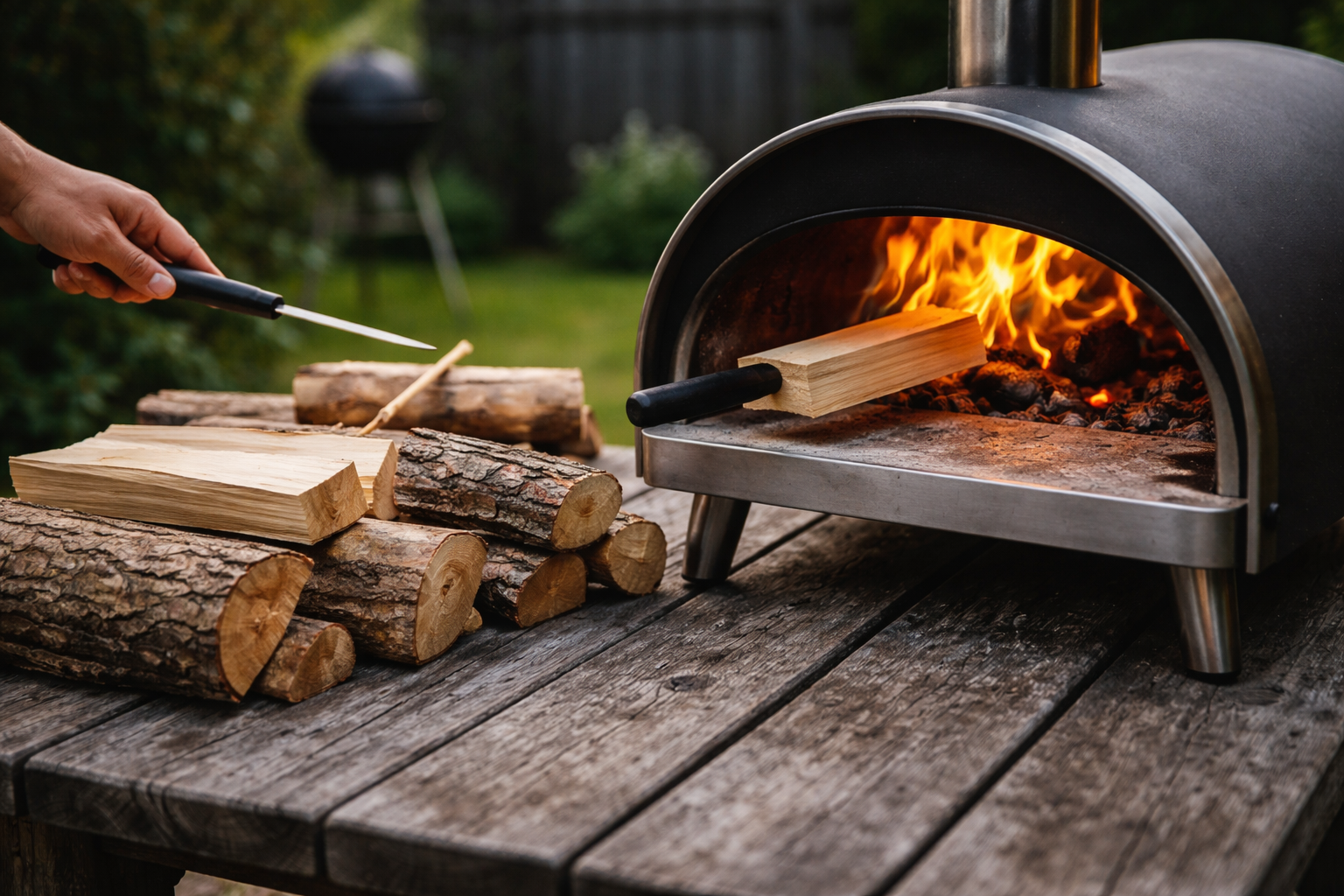 Brænde til pizzaovn: sådan får du vild varme uden røgkaos