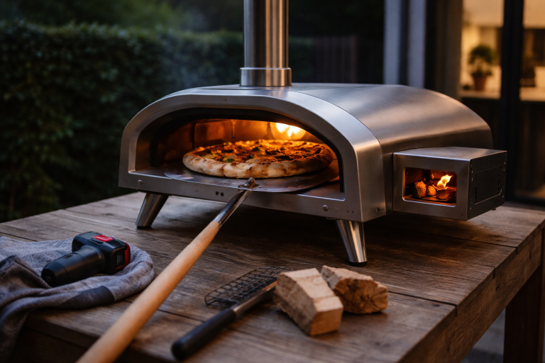 Hybrid pizzaovn uden drama: gas til ro, træ til smag