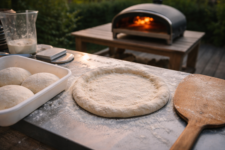 Pizza som ved den gode napoletaner: sådan laver du dej til virkelig høj varme
