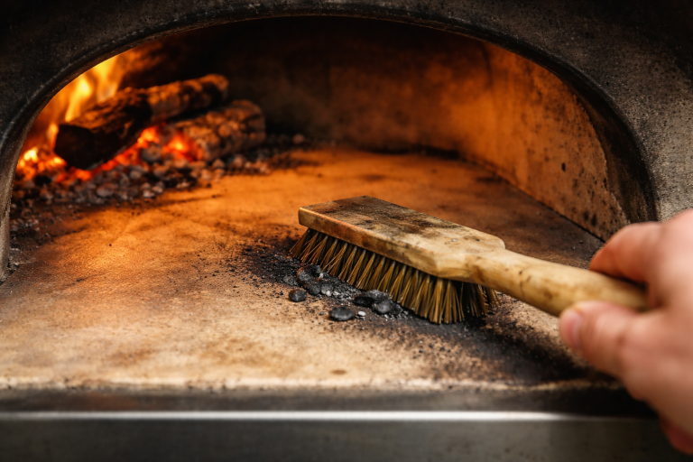 Rengøring af pizzaovn uden drama: sådan redder du sten, smag og røg