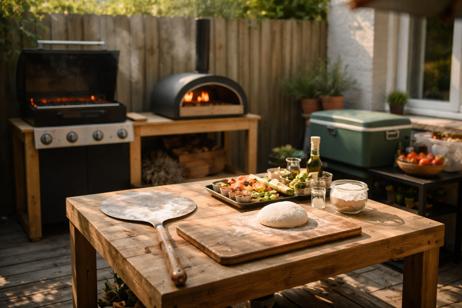 Udekøkken på lille terrasse: sådan får du et ægte arbejdsflow (uden marmor og murstenspalads)