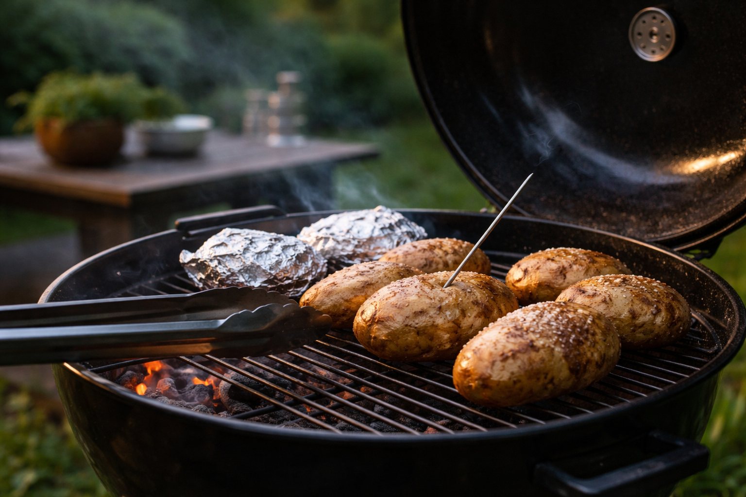 Bagte kartofler på grill: tid, temperatur og de bedste toppings