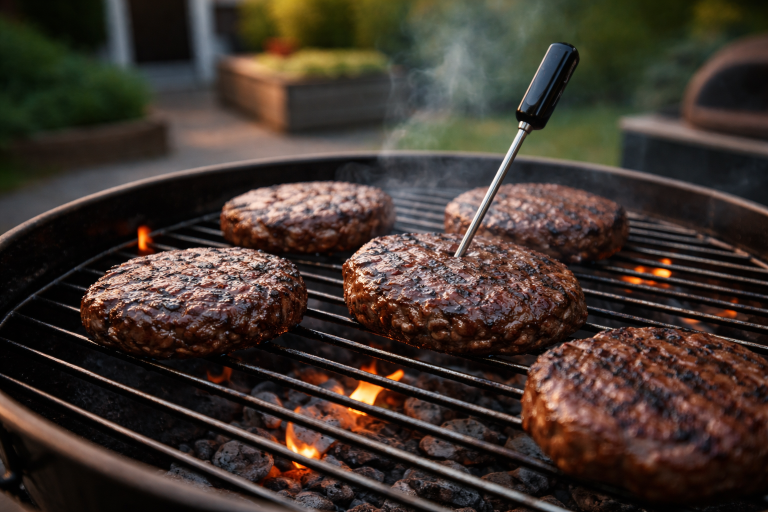 Hakkebøffer på grill: tid, temperatur og sådan undgår du tørre bøffer