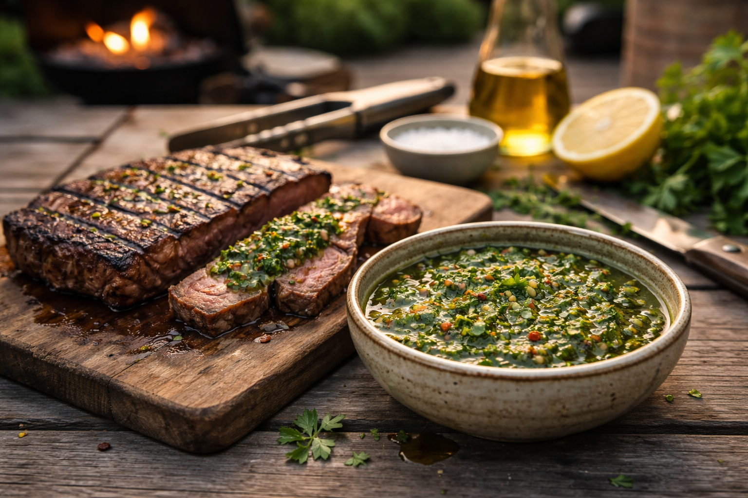 Chimichurri: klassisk argentinsk sauce til steak (perfekt til grill)